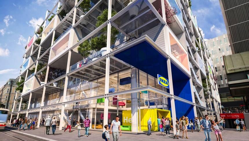 Läs mer om artikeln Sju våningar högt Ikea utan parkeringsplats byggs i Wien