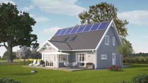 Derome andra hustillverkaren som inför solceller som standard
